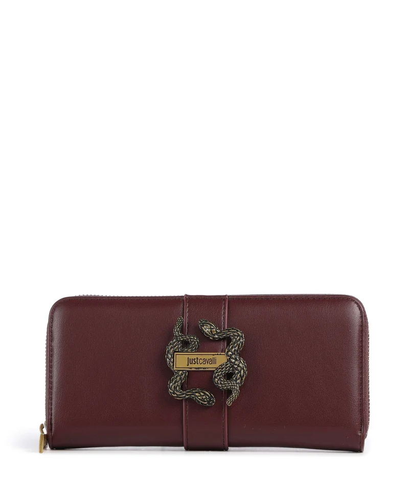 Just Cavalli Iconic Snakes Portafoglio cordovan