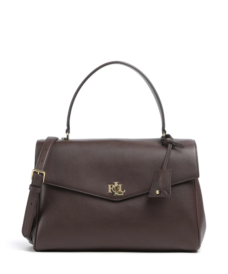Lauren Ralph Lauren Farrah Medium Borsa a mano chestnut brown