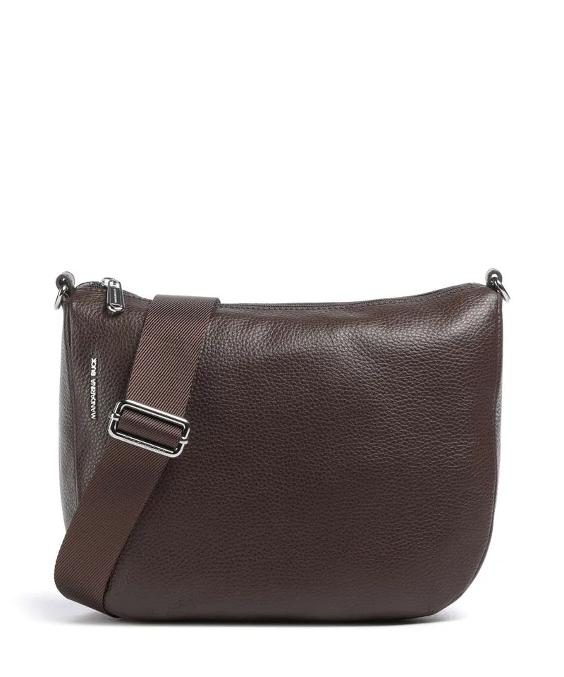 Mandarina Duck Mellow Leather Borsa a tracolla espresso