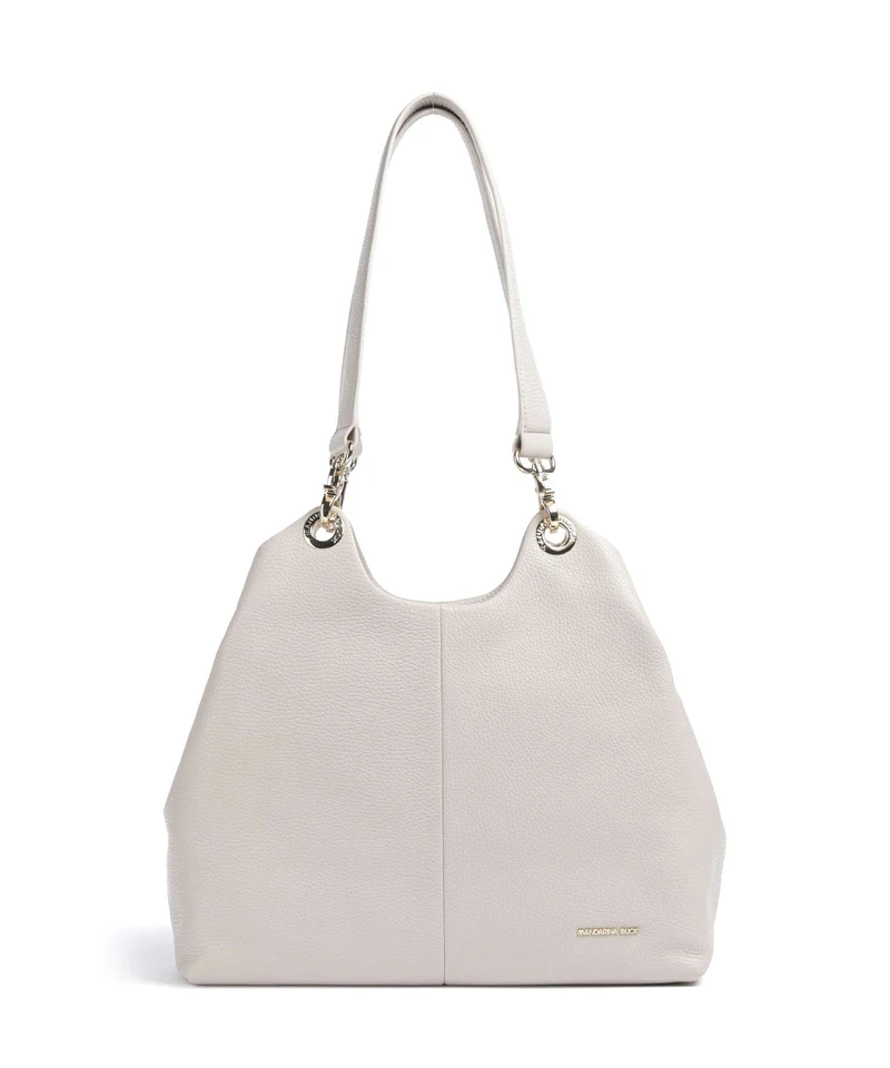 Mandarina Duck Mellow Leather Borsa shopper cocoon