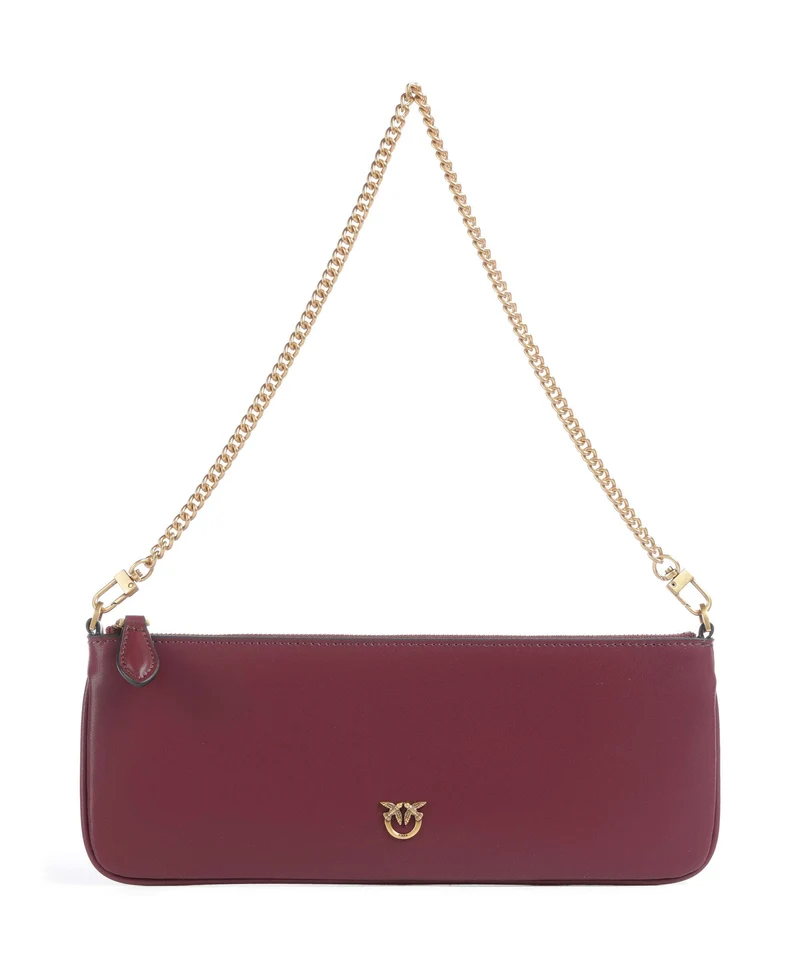Pinko Flat Horizontal Borsa a spalla ribes intenso/antique gold