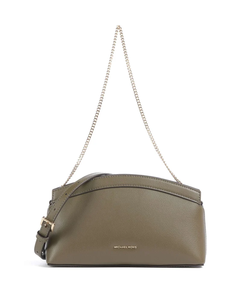 Michael Kors Athena Dome Chain Small Borsa a spalla loden