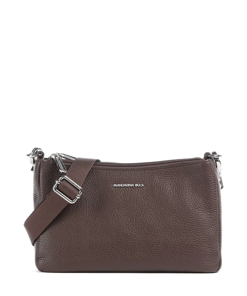 Mandarina Duck Mellow Leather Borsa a tracolla espresso