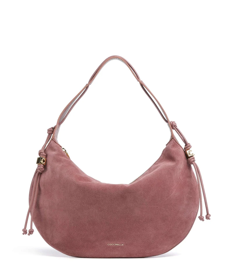 Coccinelle Thess Suede Borsa hobo winter rose