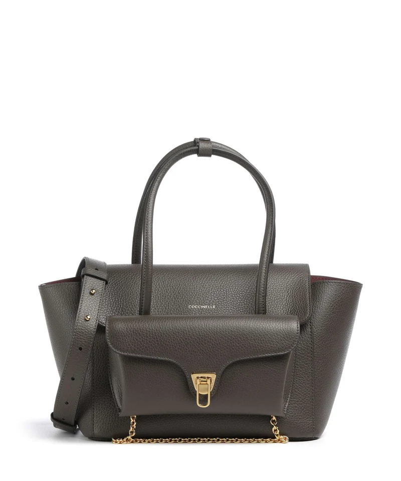 Coccinelle Beat Double Borsa a mano fango