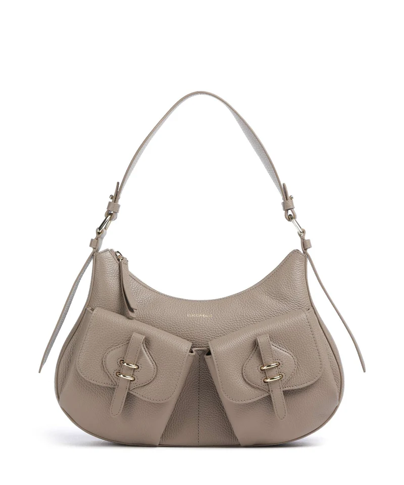 Coccinelle Mavery Pocket Borsa hobo warm taupe