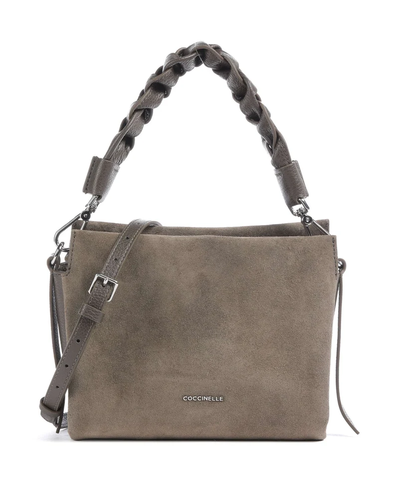 Coccinelle Boheme Suede Borsa a mano fango