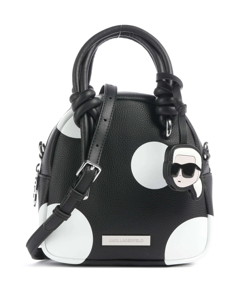 Karl Lagerfeld Ikon Borsa a mano variable polka dot