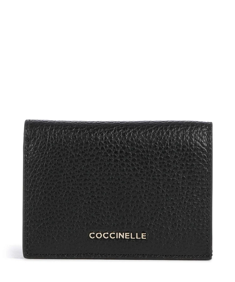 Coccinelle Metallic Soft Portafoglio noir