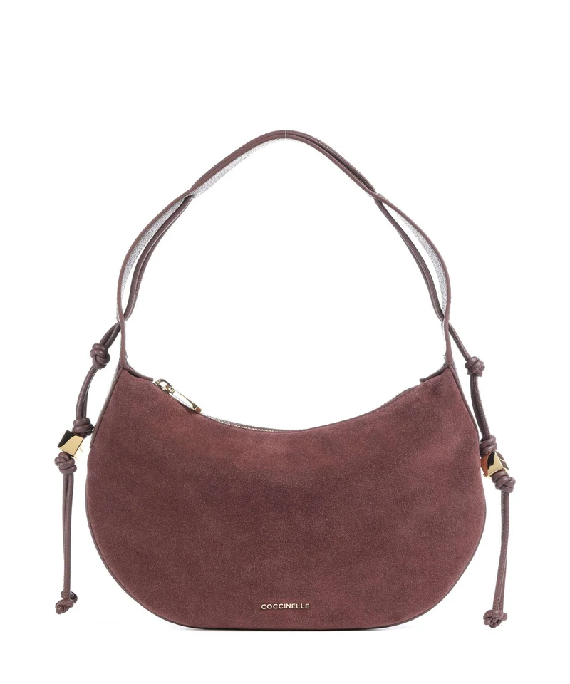 Coccinelle Thess Suede Borsa hobo berry