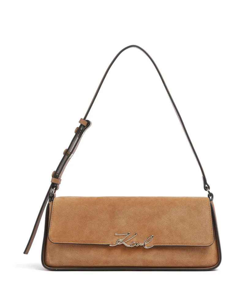Karl Lagerfeld K/Signature Borsa a spalla caramel