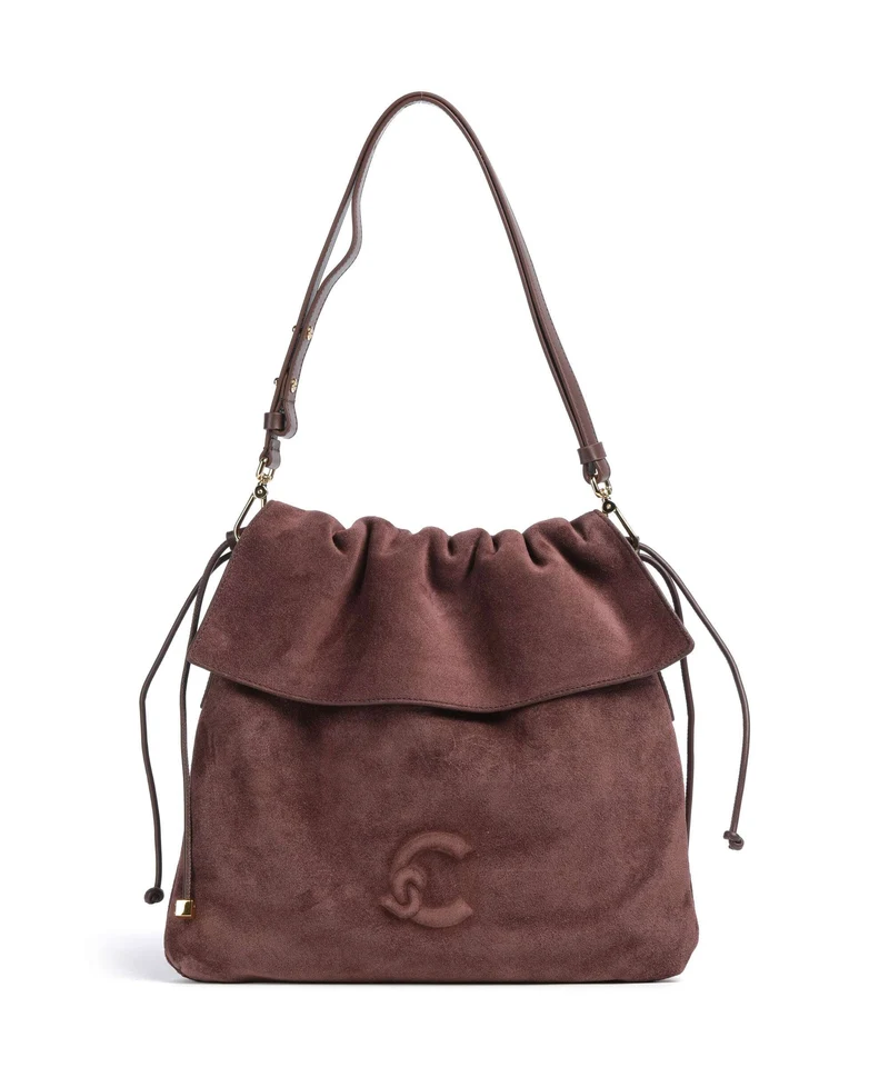 Coccinelle Lidia Suede Borsa hobo berry