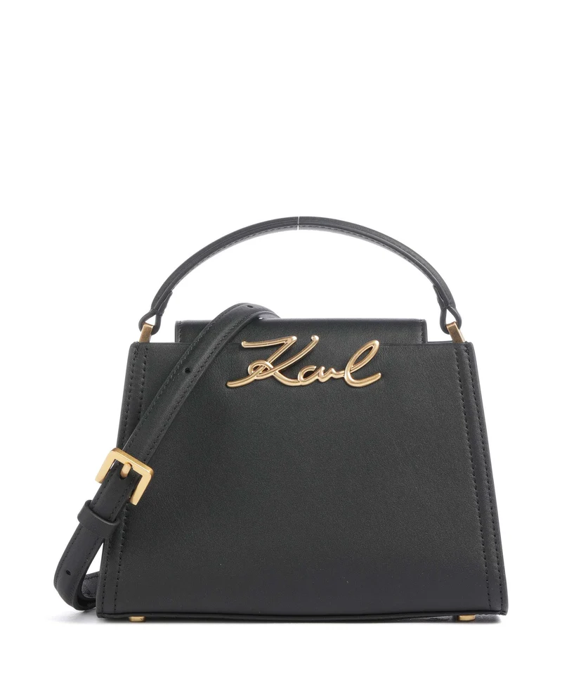 Karl Lagerfeld K/Signature Mini Borsa a mano black/gold