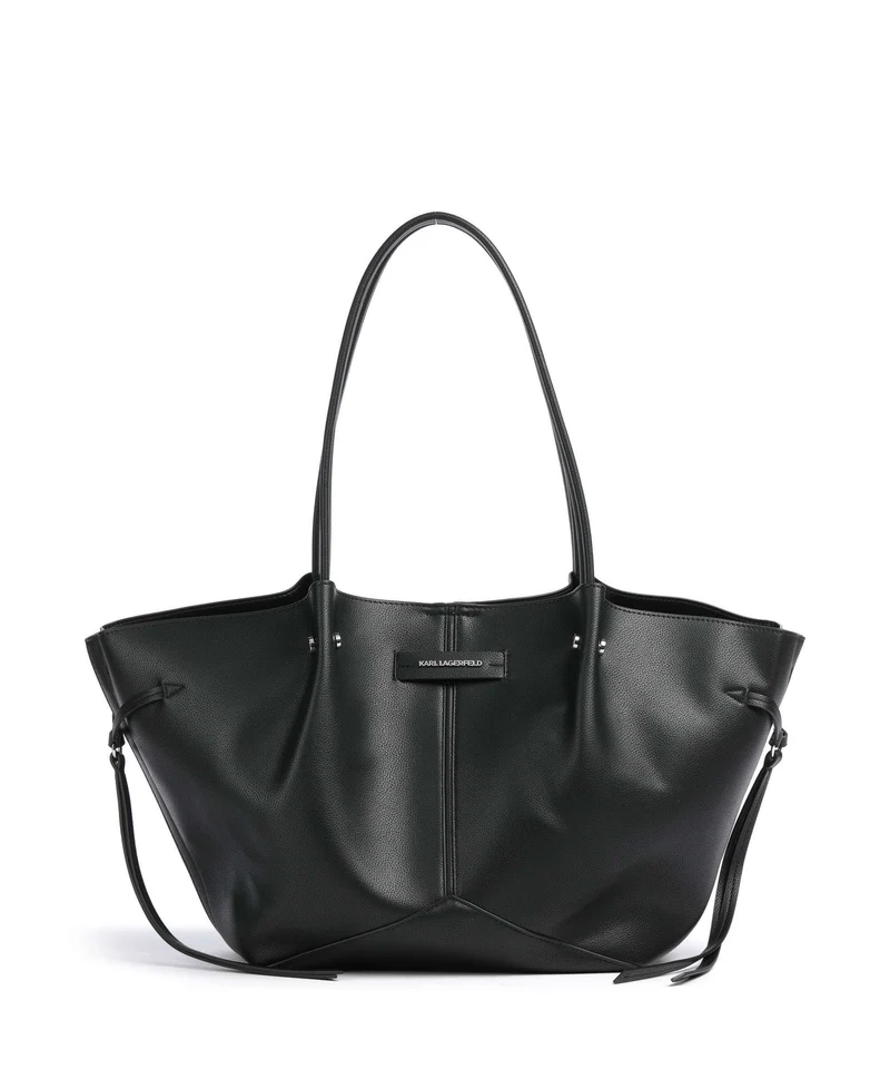 Karl Lagerfeld K/Pierced Medium Borsa shopper black nickel