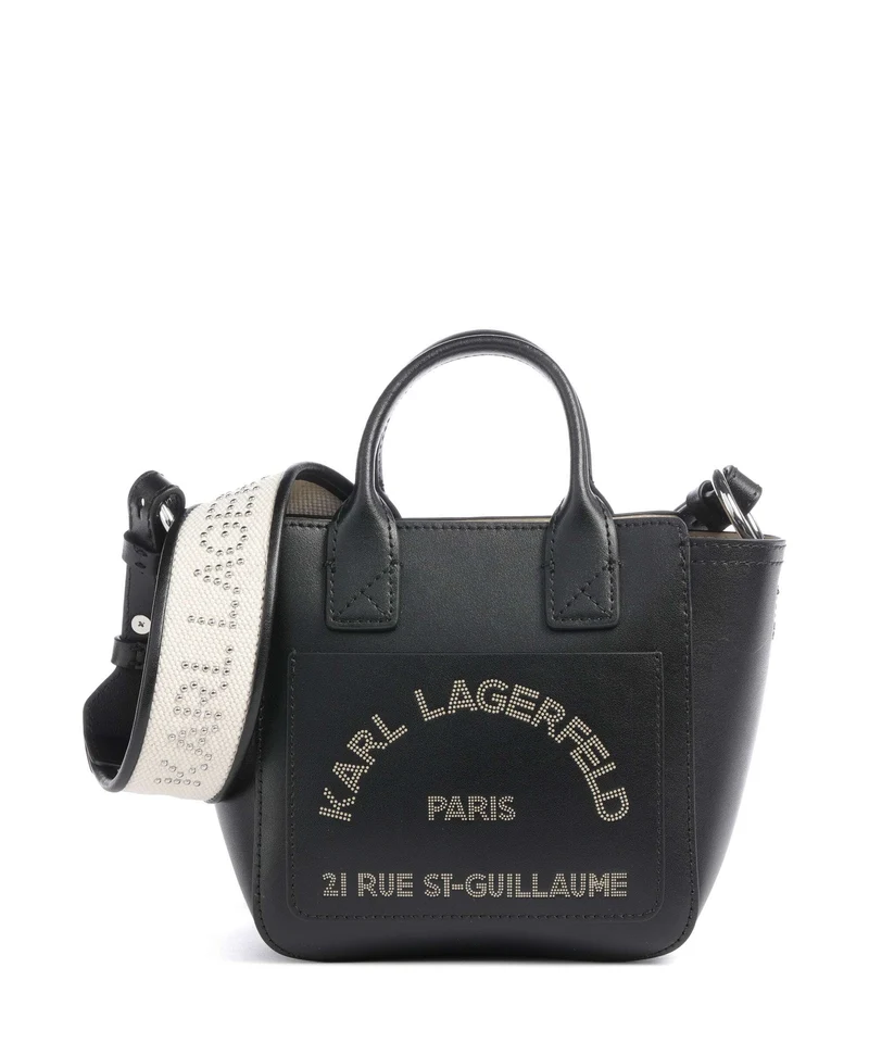 Karl Lagerfeld K/Daily Mini Borsa a mano black nickel