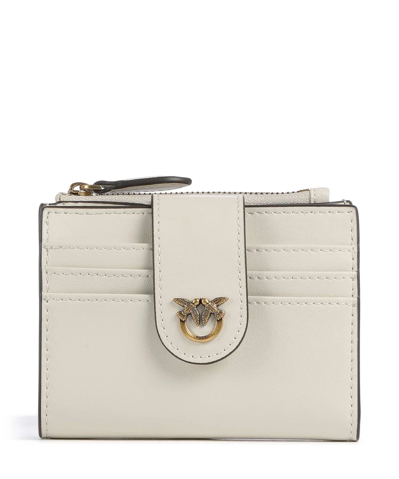 Pinko Portafoglio bianco seta/antique gold