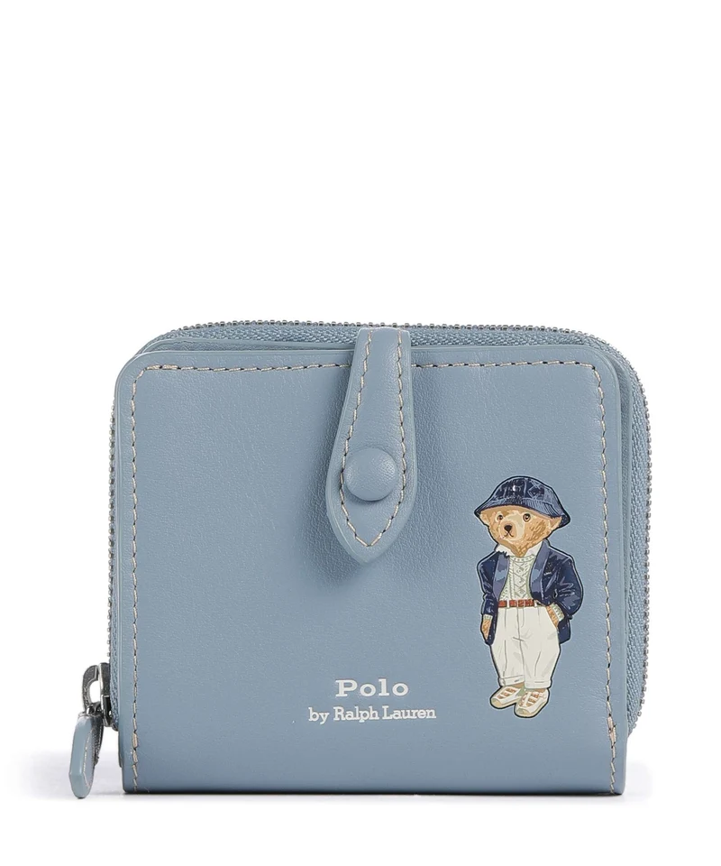Polo Ralph Lauren Bear Portafoglio faded denim