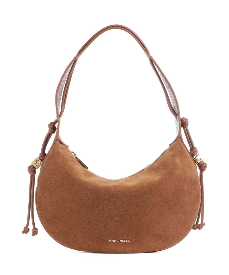 Coccinelle Thess Suede Borsa hobo cognac