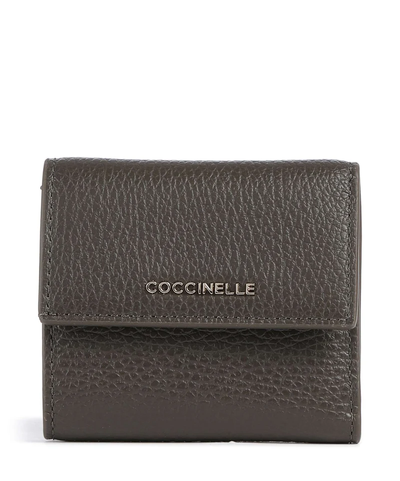 Coccinelle Metallic Soft Portafoglio fango