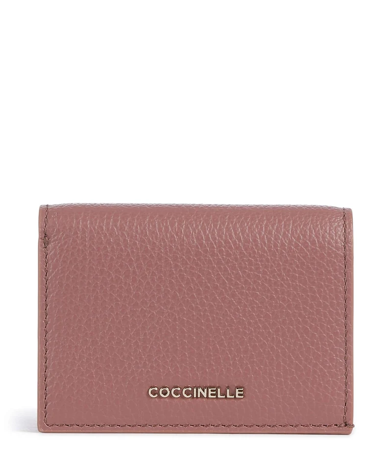 Coccinelle Metallic Soft Portafoglio winter rose
