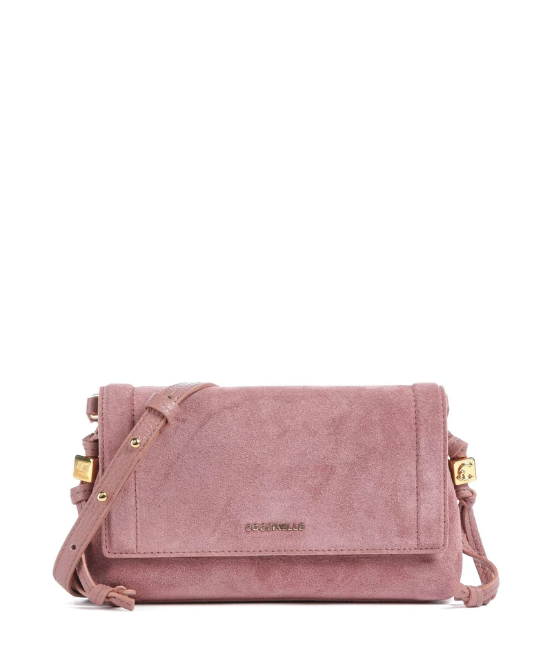 Coccinelle Thess Suede Borsa a tracolla winter rose
