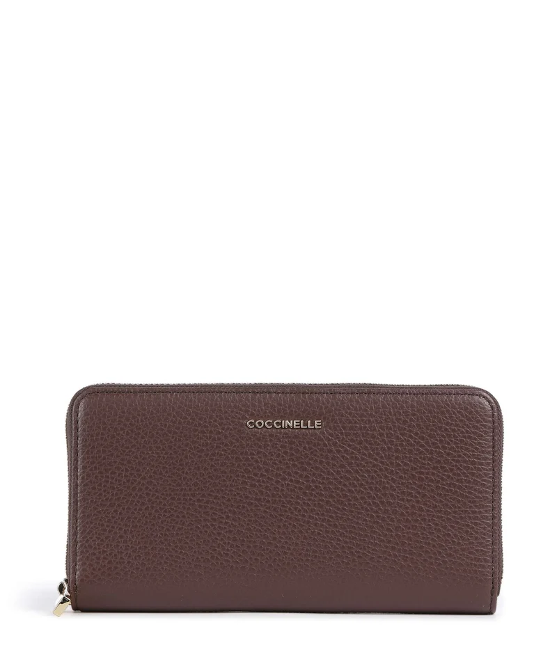 Coccinelle Metallic Soft Portafoglio berry