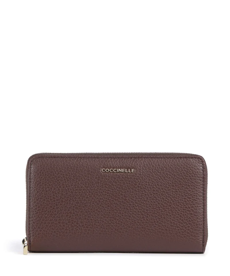 Coccinelle Metallic Soft Portafoglio berry