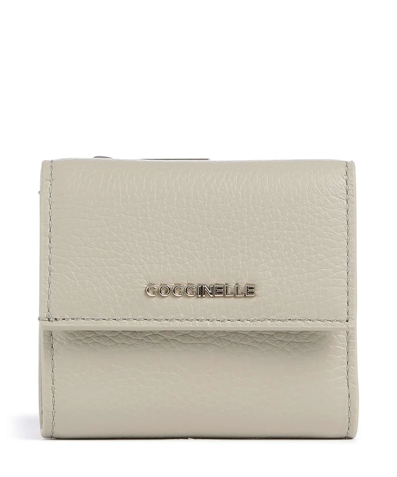 Coccinelle Metallic Soft Portafoglio eucalipto