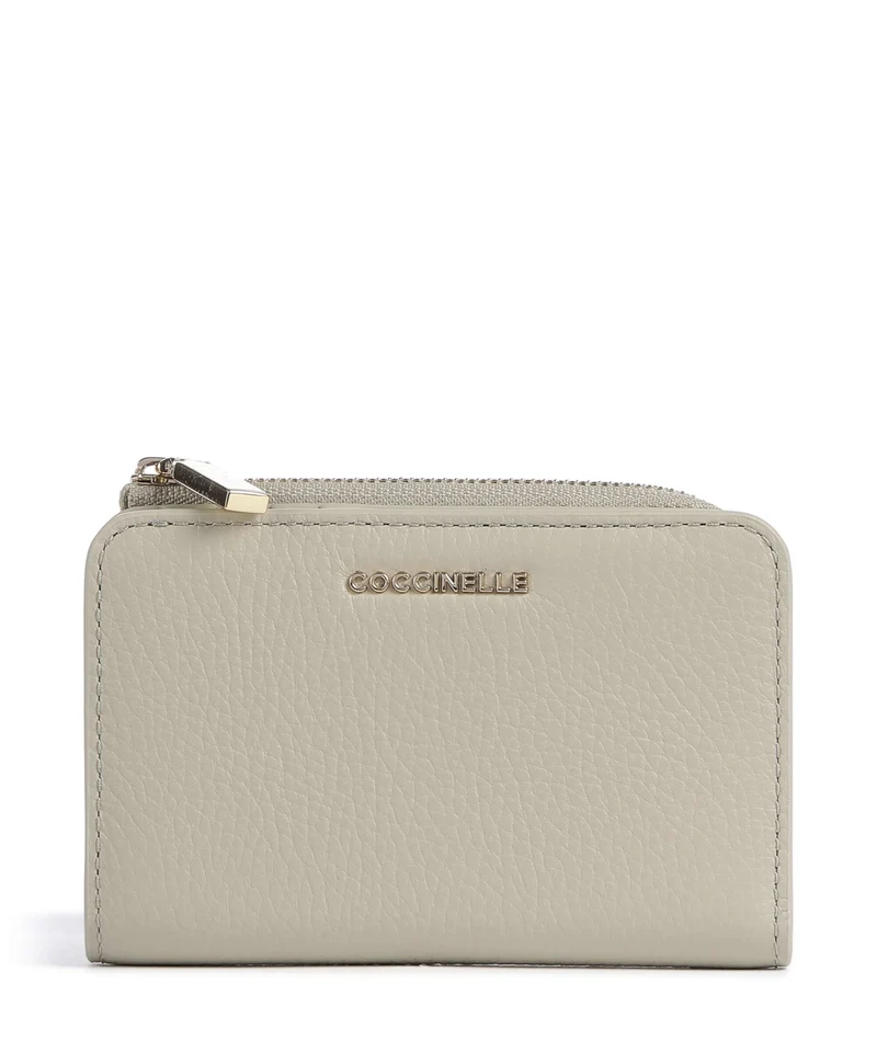 Coccinelle Metallic Soft Portafoglio eucalipto