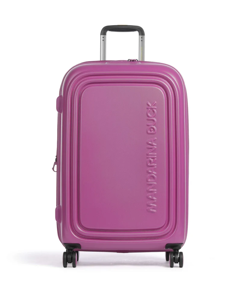 Mandarina Duck Logoduck+ Valigia trolley (4 ruote) digital pink