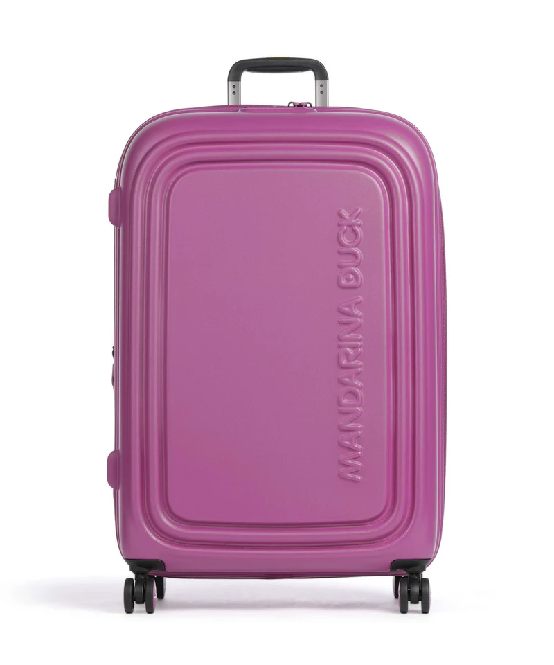 Mandarina Duck Logoduck+ Valigia trolley (4 ruote) digital pink