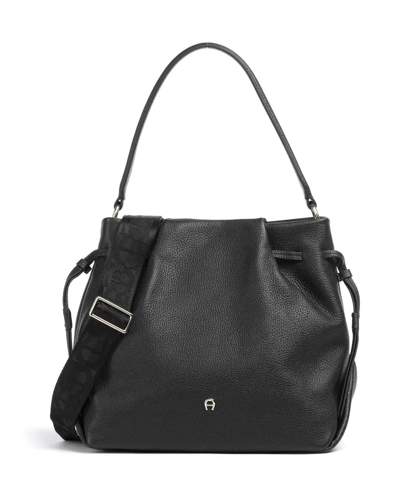 Aigner Paola M Borsa a secchiello black