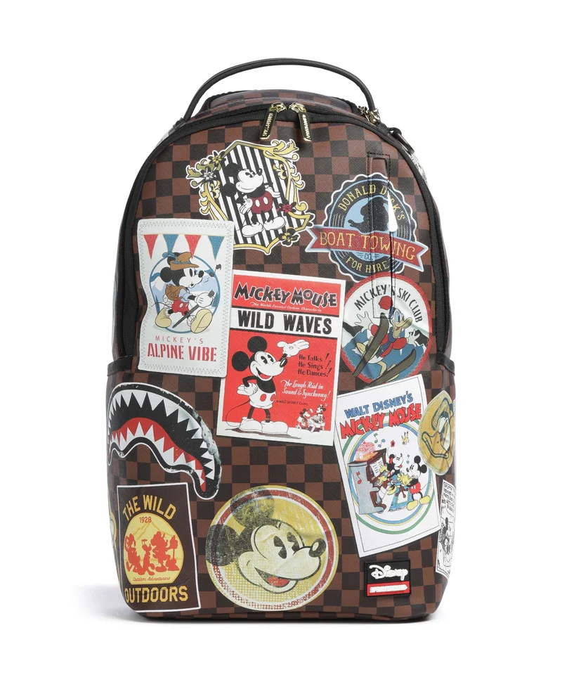 Sprayground Mickey Mouse Global Mogul Zaino brown