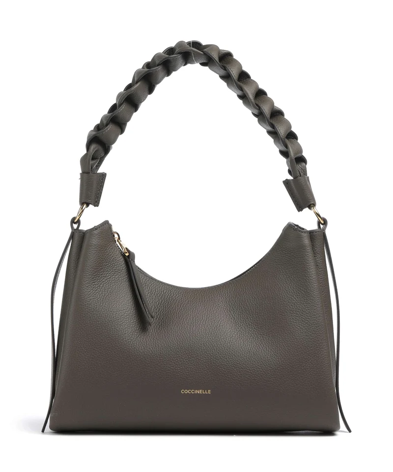 Coccinelle Boheme Grana Double Borsa a spalla fango/honey