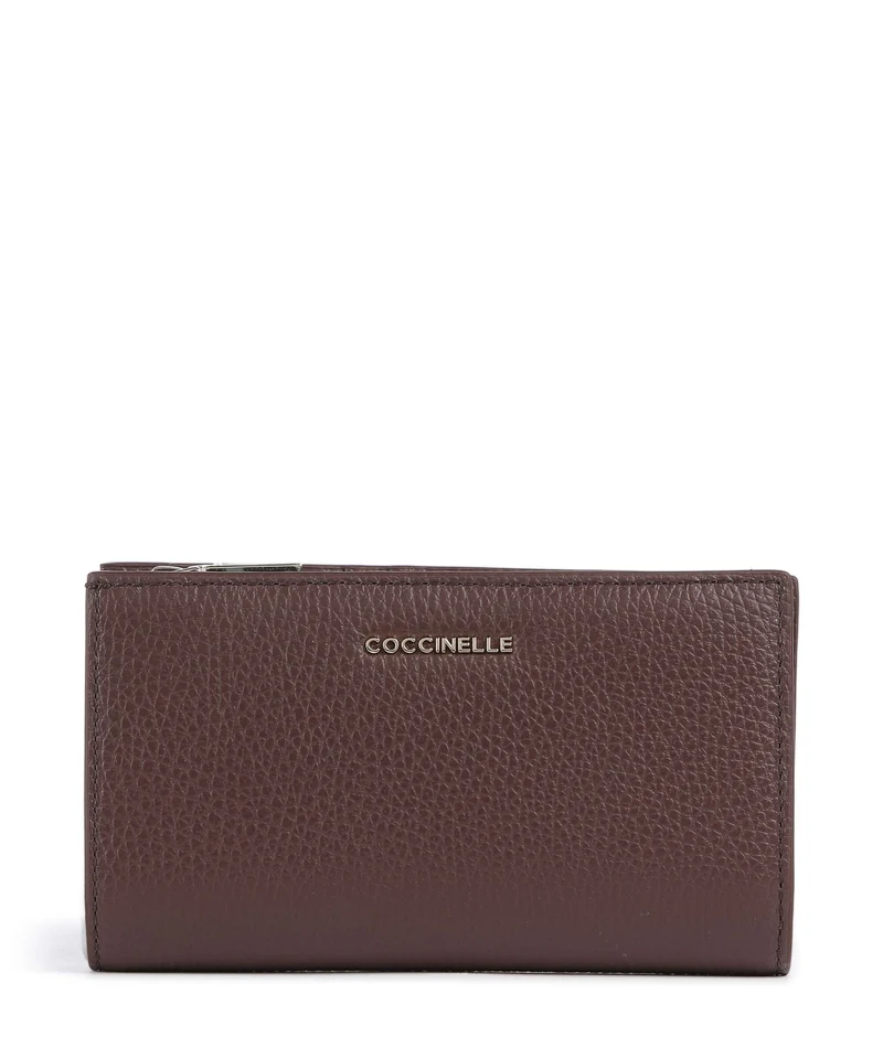 Coccinelle Metallic Soft Portafoglio berry