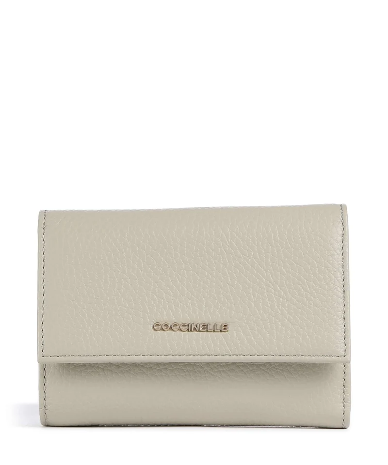 Coccinelle Metallic Soft Portafoglio eucalipto