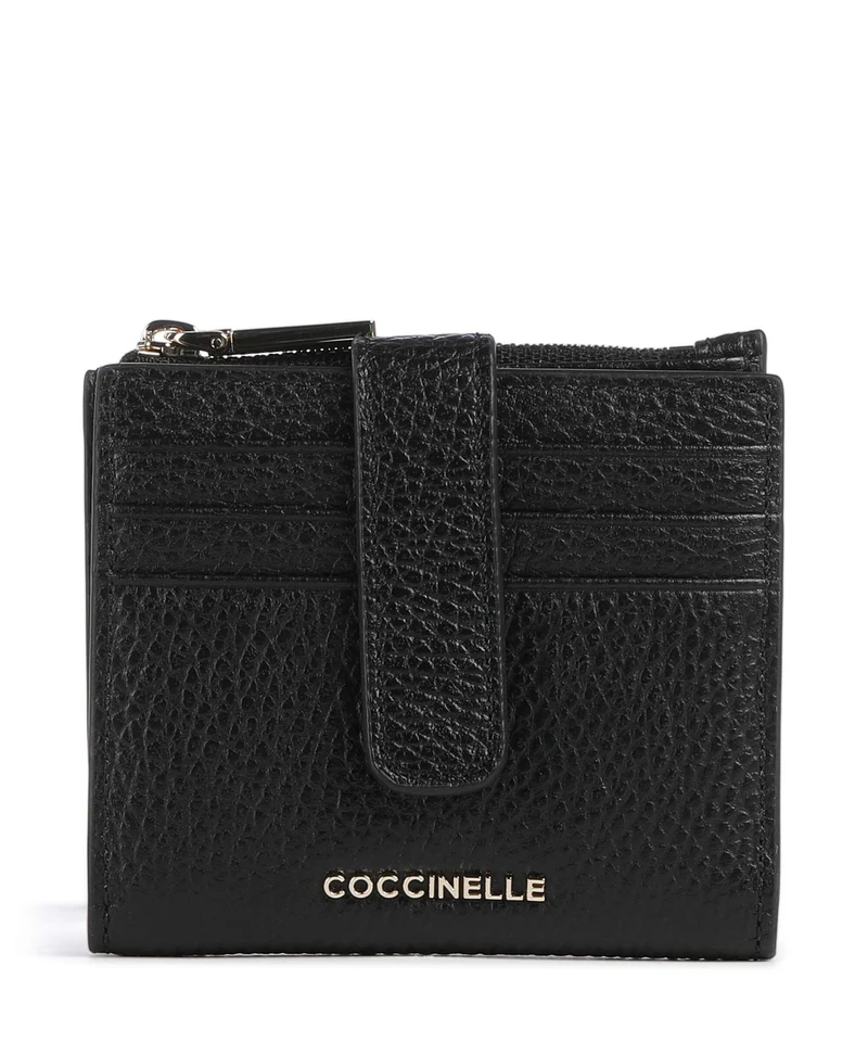 Coccinelle Metallic Soft Portafoglio noir