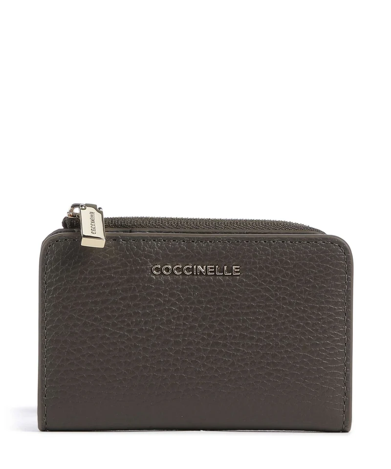 Coccinelle Metallic Soft Portafoglio fango