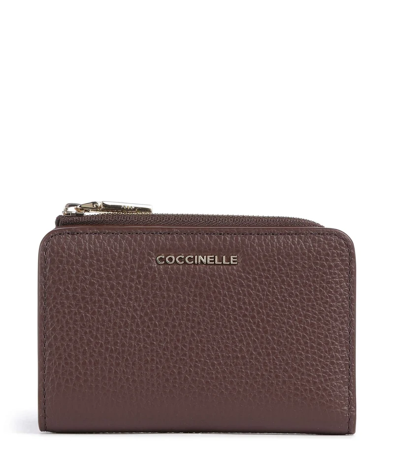 Coccinelle Metallic Soft Portafoglio berry