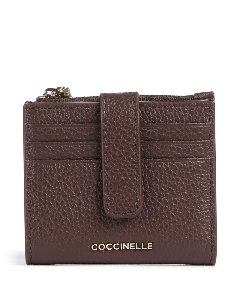 Coccinelle Metallic Soft Portafoglio berry