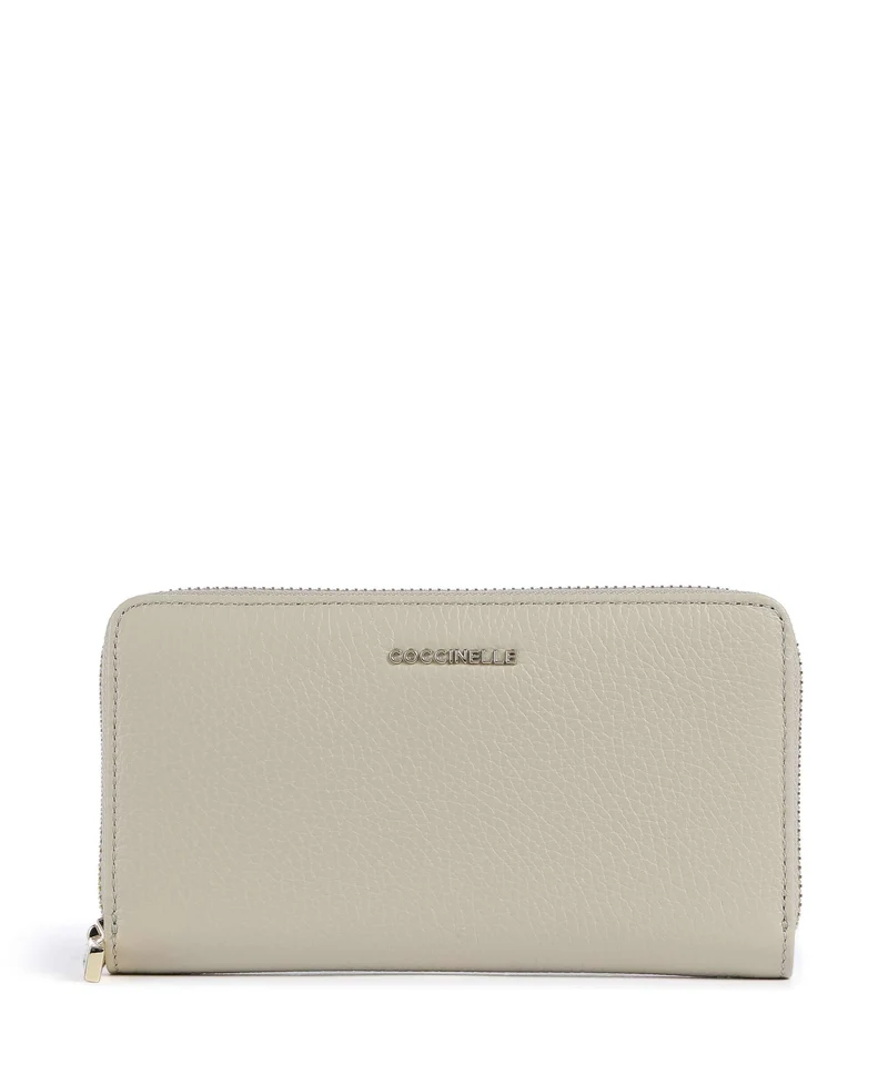 Coccinelle Metallic Soft Portafoglio eucalipto