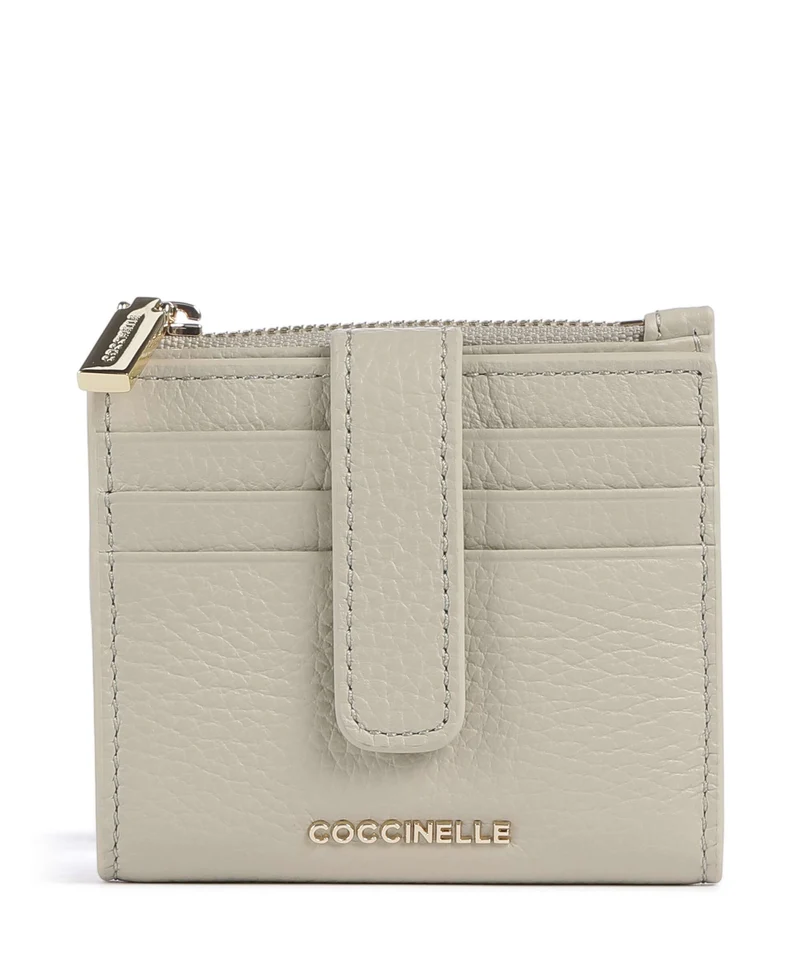 Coccinelle Metallic Soft Portafoglio eucalipto