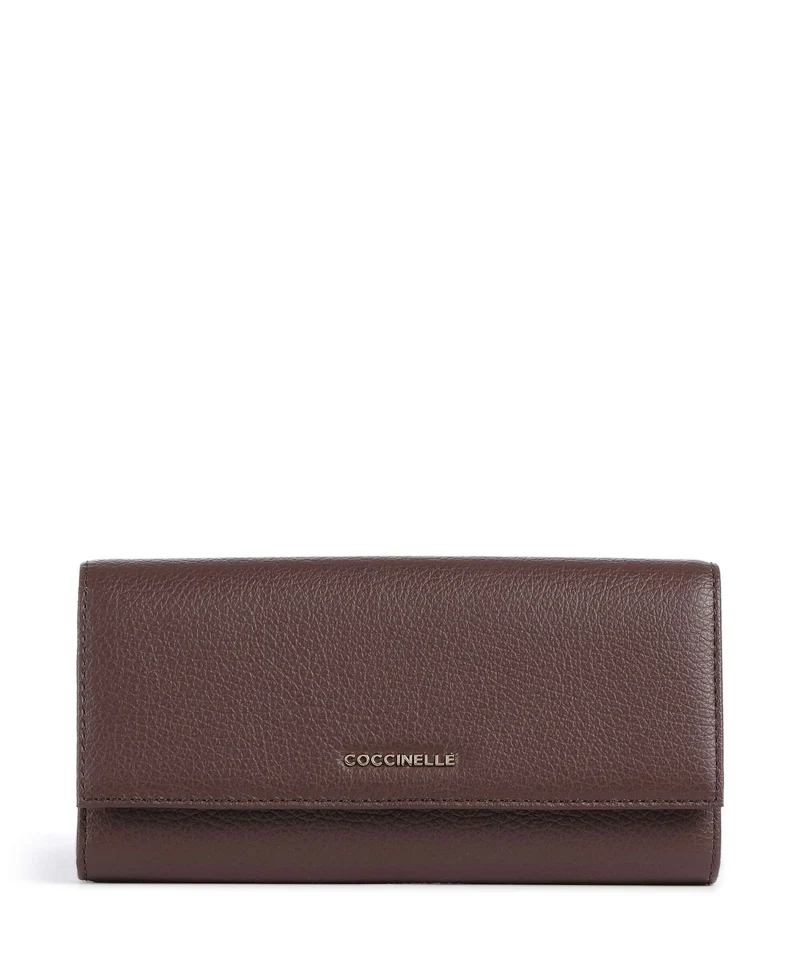 Coccinelle Metallic Soft Portafoglio berry