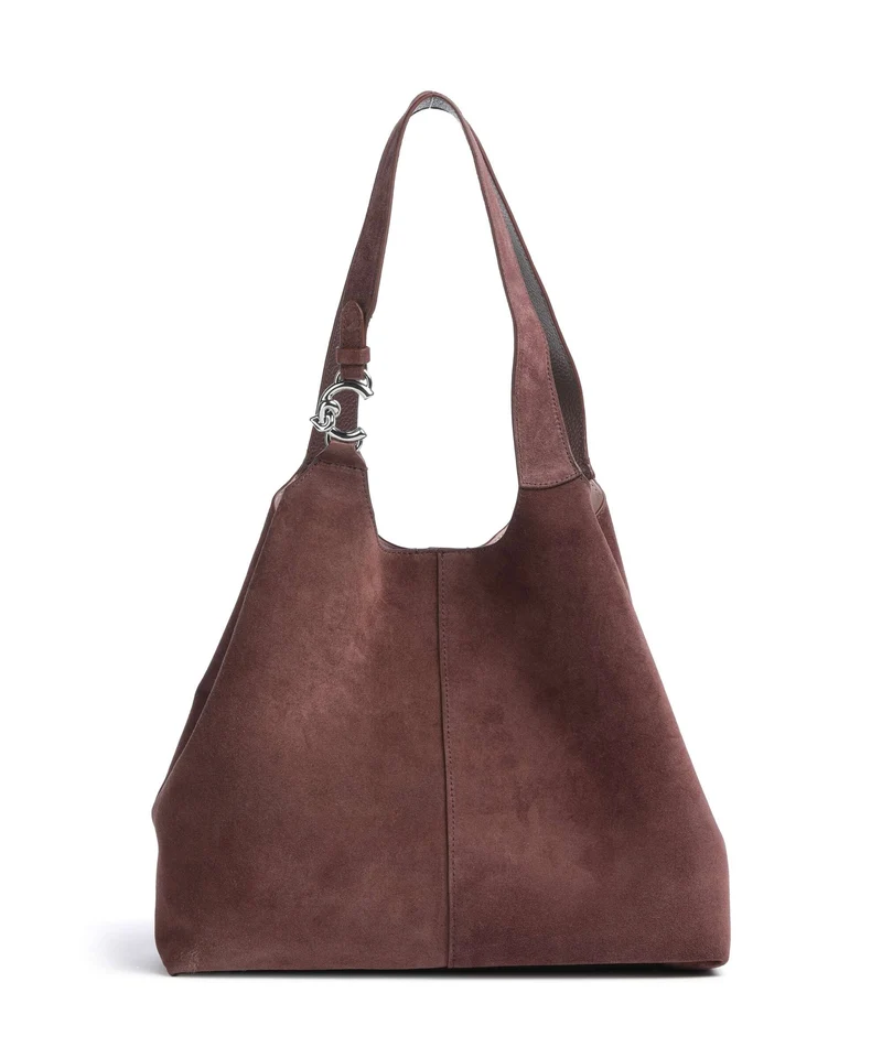 Coccinelle C-Easy Suede Borsa hobo berry
