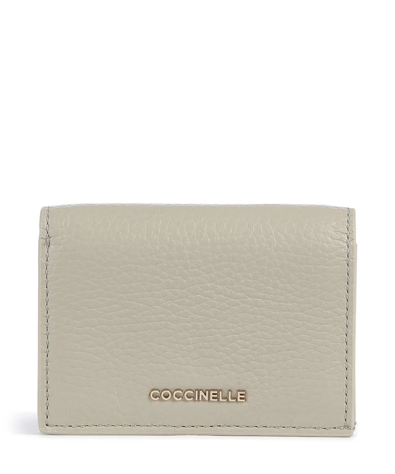 Coccinelle Metallic Soft Portafoglio eucalipto