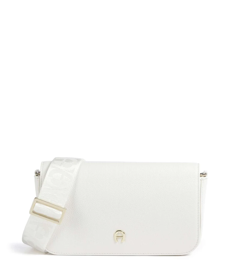 Aigner Zita S Borsa a tracolla cotton white