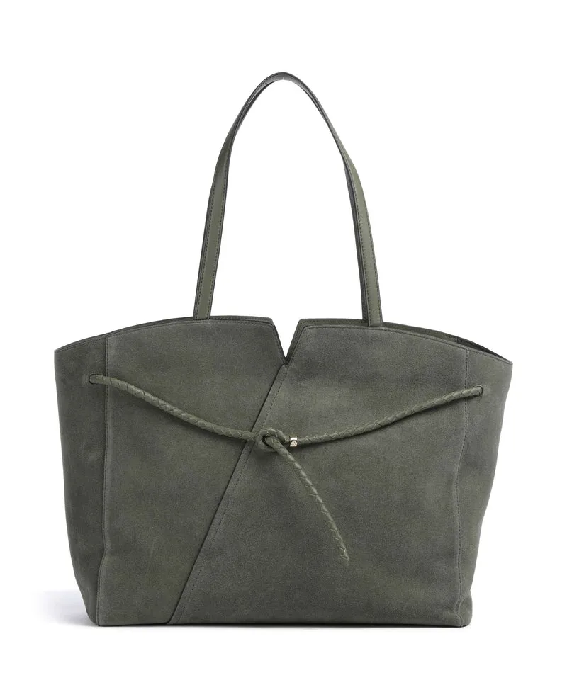 BOSS Revers Borsa shopper dark green