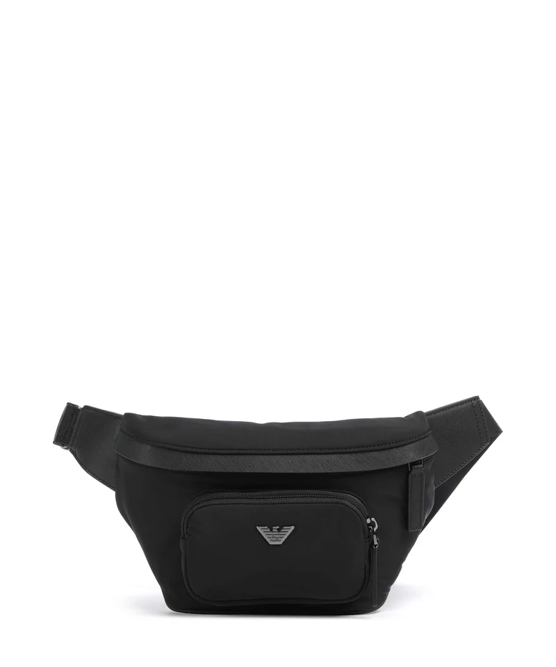 Emporio Armani Nylon Recycled Marsupio black beauty