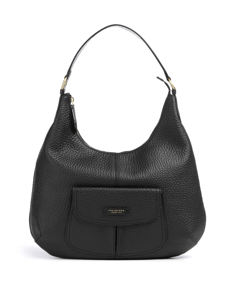 The Bridge Martina Borsa hobo nero
