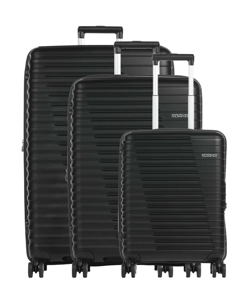 American Tourister Roadrush Set valigie trolley (4 ruote) shadow black